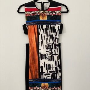 Clover Canyon bodycone printed dress